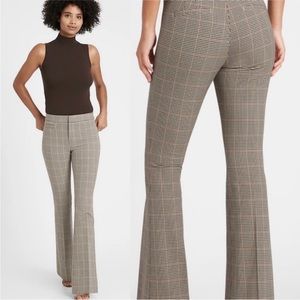 Banana Republic Plaid Sloan Flare Pants